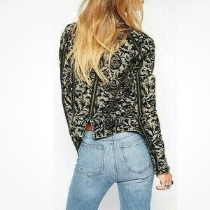 Free People Moto Zip-Up Jacket